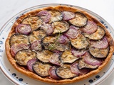 Tarte à l’aubergine fondante