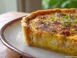 Tarte rougail morue croustillante