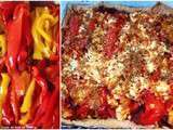 Tarte aux poivrons, Feta et pâte de tomates séchées : une tarte au couleurs de l'été pour fêter le retour de RÂ