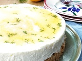 Cheesecake sans cuisson citron-miel-thym