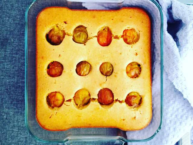 Huile D'olive Dans Un Gateau Au Yaourt