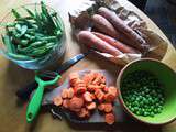 Petit plaisir simple: petits pois – carottes maison