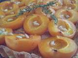 Tarte abricots/miel/thym