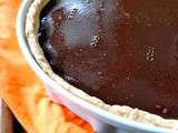 Chocolate pumpkin pie ou tarte à la citrouille au chocolat