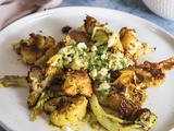 Chou-fleur rôti aux épices hawaij et sauce gribiche, d’Ottolenghi