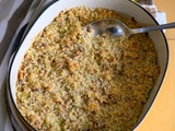 Crumble chèvre-courgette (recette healthy)