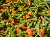 Poêlée de haricots verts au curry