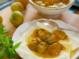 Poêlée de prunes à la verveine