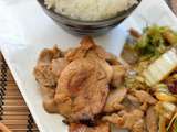 Porc au gingembre 豚の生姜焼き (shogayaki)