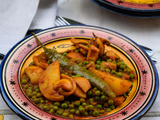 Ragoût de seiches aux petits pois (recette tunisienne)