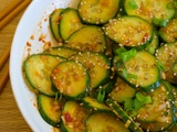Salade de concombre coréenne (oi muchim)