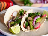 Tacos de langue de boeuf (tacos de lengua)