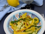 Tagliatelles de courgettes au thym et aux noix, d’Ottolenghi
