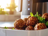 Boulettes de viande épicées à la friteuse à air : rapide, croustillant, savoureux