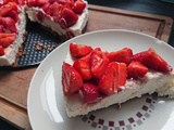 Cheesecake à la fraise et sans cuisson