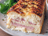 Croque cake maison au jambon cru et tomates séchées