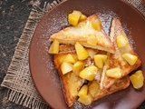 Pain perdu aux pommes caramélisées au four : la recette facile et gourmande