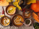 Soupe potimarron au lait de coco