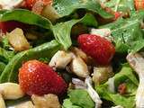 Cuisses de grenouilles et jeunes feuilles de blettes en salade au vinaigre d'orties