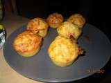 Muffins emmental lardon