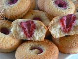 Financiers aux framboises