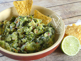 Guacamole de courgettes, coriandre et lime