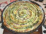 Tarte spirale aux courgettes et carottes