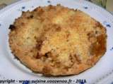 Tartelettes crumbles aux pommes et cannelle | Une cuisine pour Voozenoo