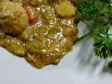 Noix de St Jacques curry et mascarpone