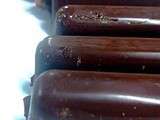 Sablés nappés de caramel enrobés de chocolat (twix...)