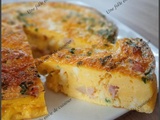 Frittata aux asperges et jambon