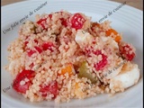 Taboulé aux œufs et surimis