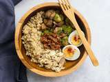Salad Bowl de légumes, quinoa & maquereau