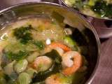 Soupe d’Asie : Miso aux crevettes