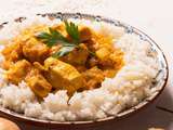 Emincé de poulet au curry