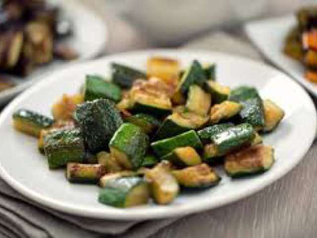 Recettes de Courgettes au curry et Poêlée