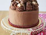 Layer Cake Ganache Chocolat et Compotée Framboises