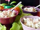 Salade de Riz {Avocat, Crevettes, Emmental}