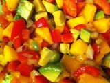 Salsa mangue et avocat