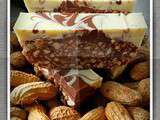 Carrés Aux Cacahuètes & Aux 2 Chocolats