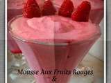Mousse Aux Fruits Rouge & Mascarpone