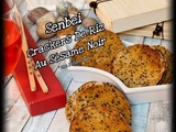Senbei, Crackers De Riz Au Sésame Noir