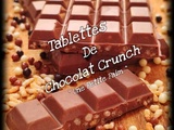 Tablettes De Chocolat Crunch