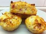 Muffins jambon fromage