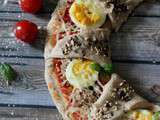 Pizza Soleil {thon, œufs durs, tomates}