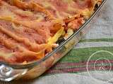 Lasagnes  light  végétariennes: ricotta et tomate