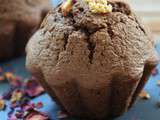Muffins au chocolat , tahin et coco