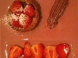 Tartelettes au chocolat et aux fraises