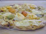 Pizza aux noix de Saint-Jacques et crevettes - Une ribambelle d'histoires