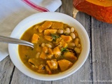 Soupe de potimarron, haricots blancs et romarin - Une ribambelle d'histoires